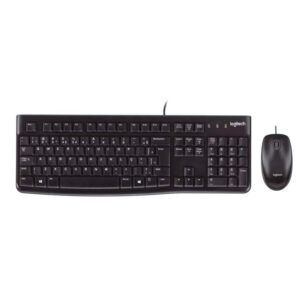 1 Combo Teclado + Mouse MK120 USB Negro