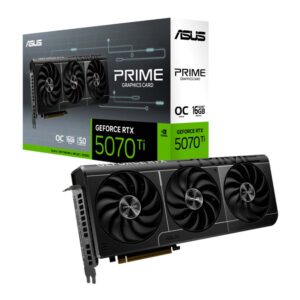 1 Tarjeta de Video ASUS Prime GeForce RTX 5070 Ti OC Edition