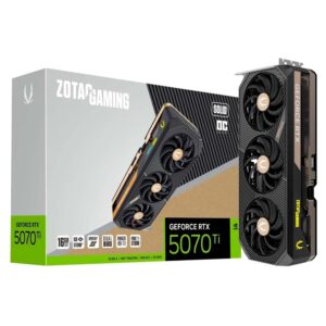 1 Tarjeta de Video ZOTAC GAMING GEOFORCE RTX 5070 Ti SOLID OC 16GB 256BIT GDDR7
