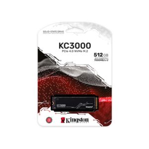 1 Disco SSD Kingston KC3000 512GB M.2 NVMe PCIe 7000/3900mb/s