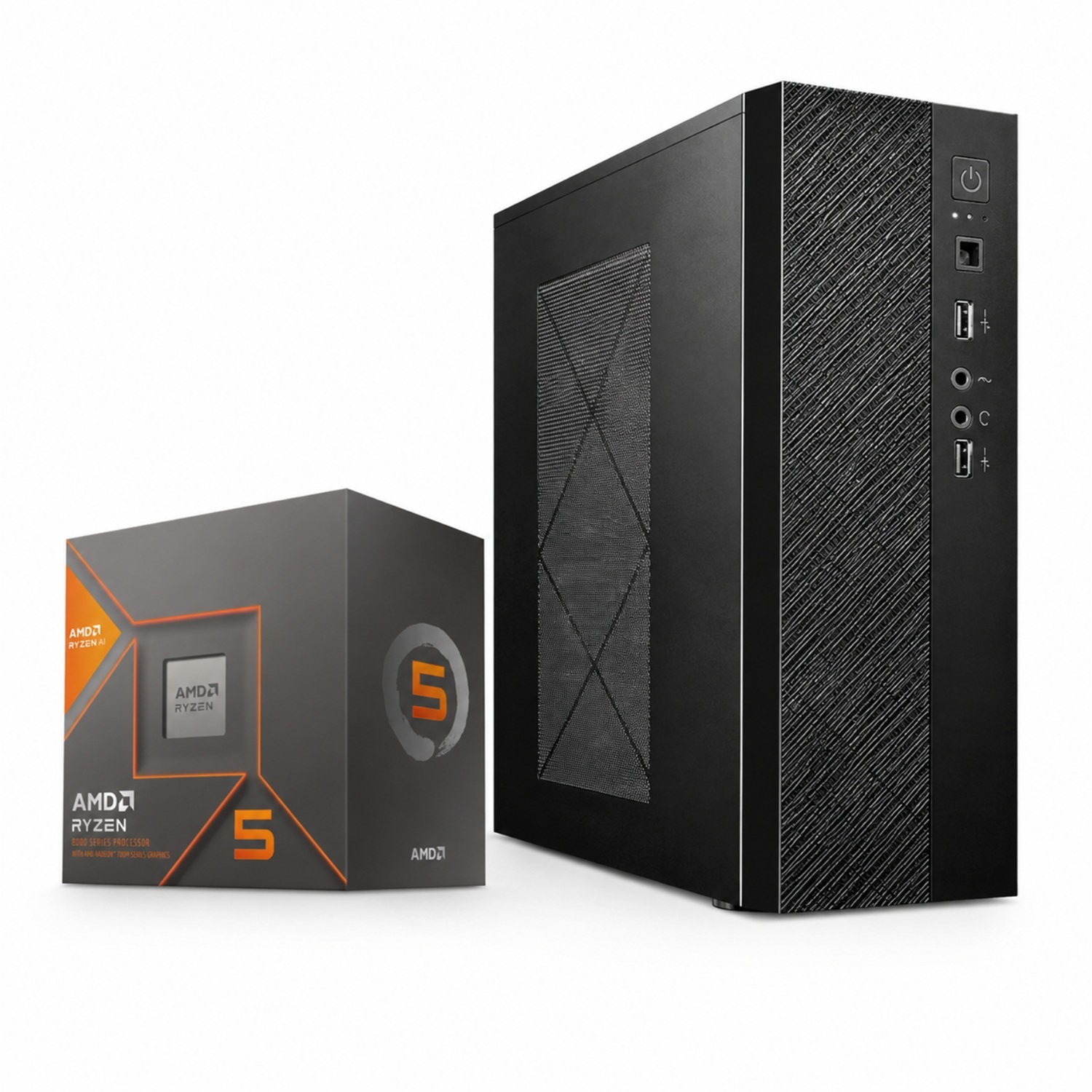 PC de Escritorio AMD Ryzen 5 8600G / 8GB RAM / 1TB SSD M.2 / WiFi