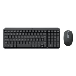 1 Combo Teclado Mouse Logitech MK250 Bluetooth Wireless Español Grafito