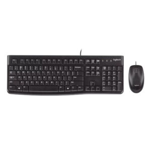 1 Combo Teclado + Mouse MK120 USB Negro
