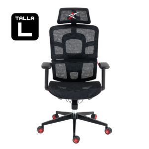 1 Silla Ergonómica DRAGSTER M3 TriMesh Black