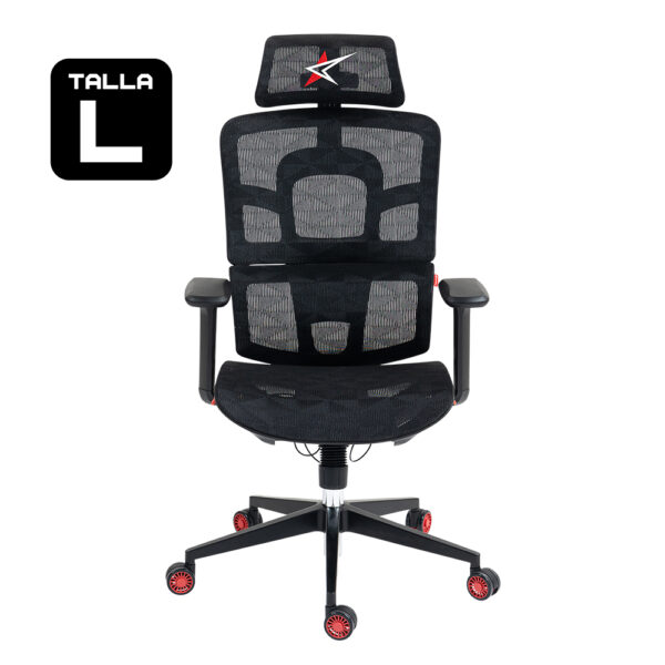 1 Silla Ergonómica DRAGSTER M3 TriMesh Black