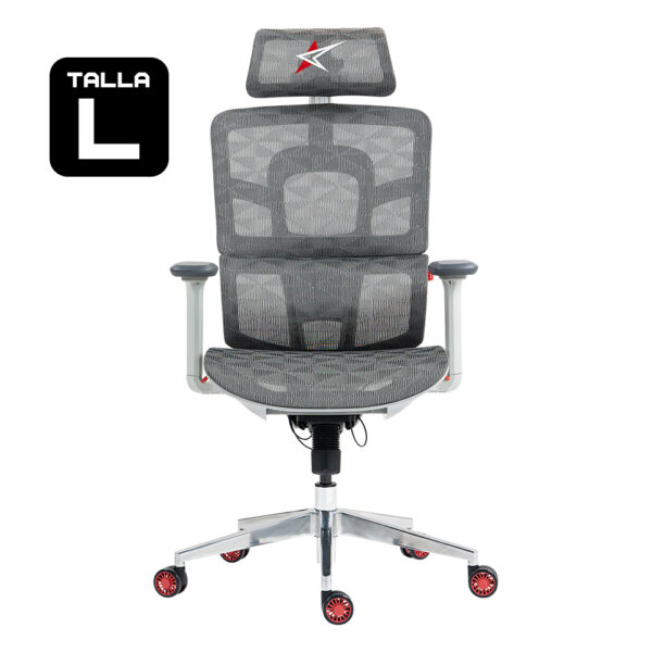 1 Silla Ergonómica DRAGSTER M3 TriMesh Gray