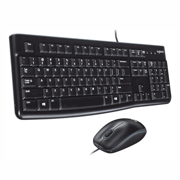 2 Combo Teclado + Mouse MK120 USB Negro
