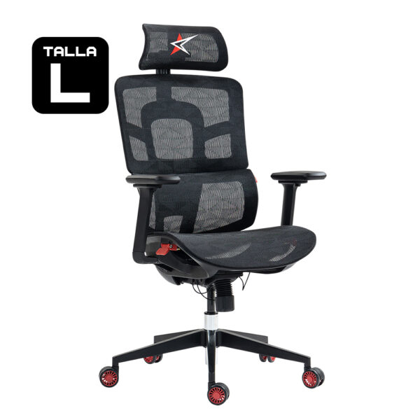 2 Silla Ergonómica DRAGSTER M3 TriMesh Black