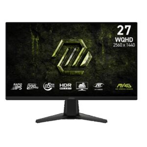 1 Monitor MSI MAG 275QF E20 – 27" WQHD Rapid IPS 200Hz