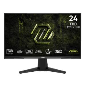 1 Monitor MSI MAG 245C X24 – 23.6" Curvo Full HD 240Hz