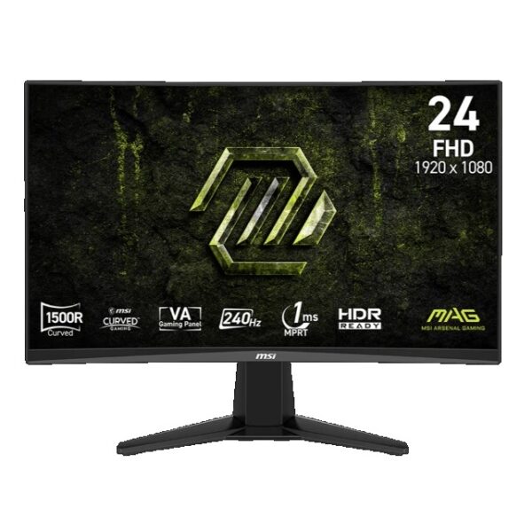 1 Monitor MSI MAG 245C X24 – 23.6" Curvo Full HD 240Hz