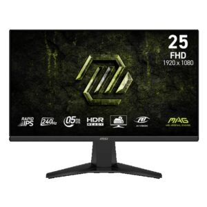 1 Monitor MSI MAG 255F X24 – 24.5" Rapid IPS Full HD 240Hz
