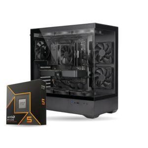 1 PC de Escritorio AMD Ryzen 5 9600X / RTX 5050 / 16GB RAM DDR5 / 1TB SSD M.2